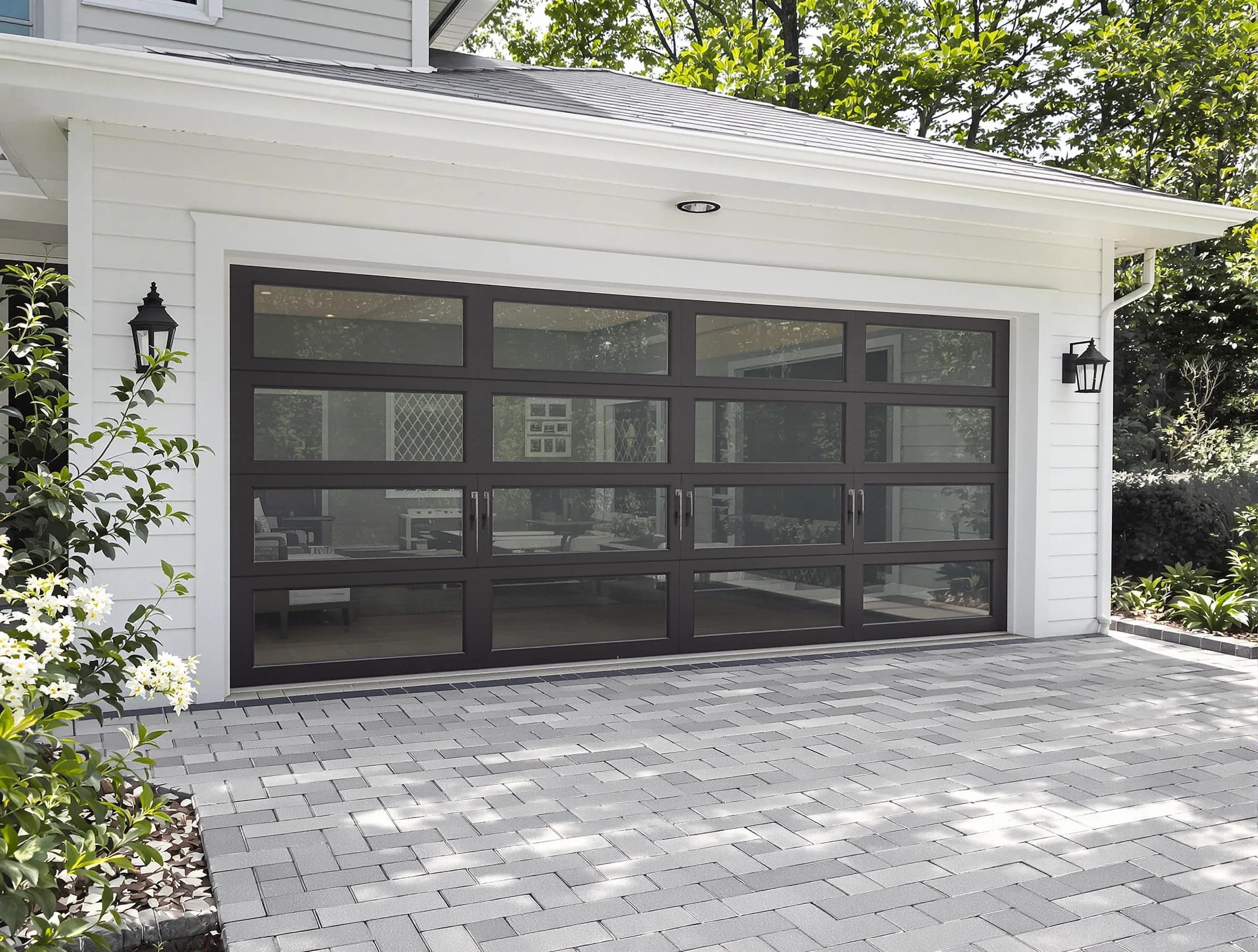 Quincy Garage Door Repair design specialist presenting custom garage door options to Quincy homeowner
