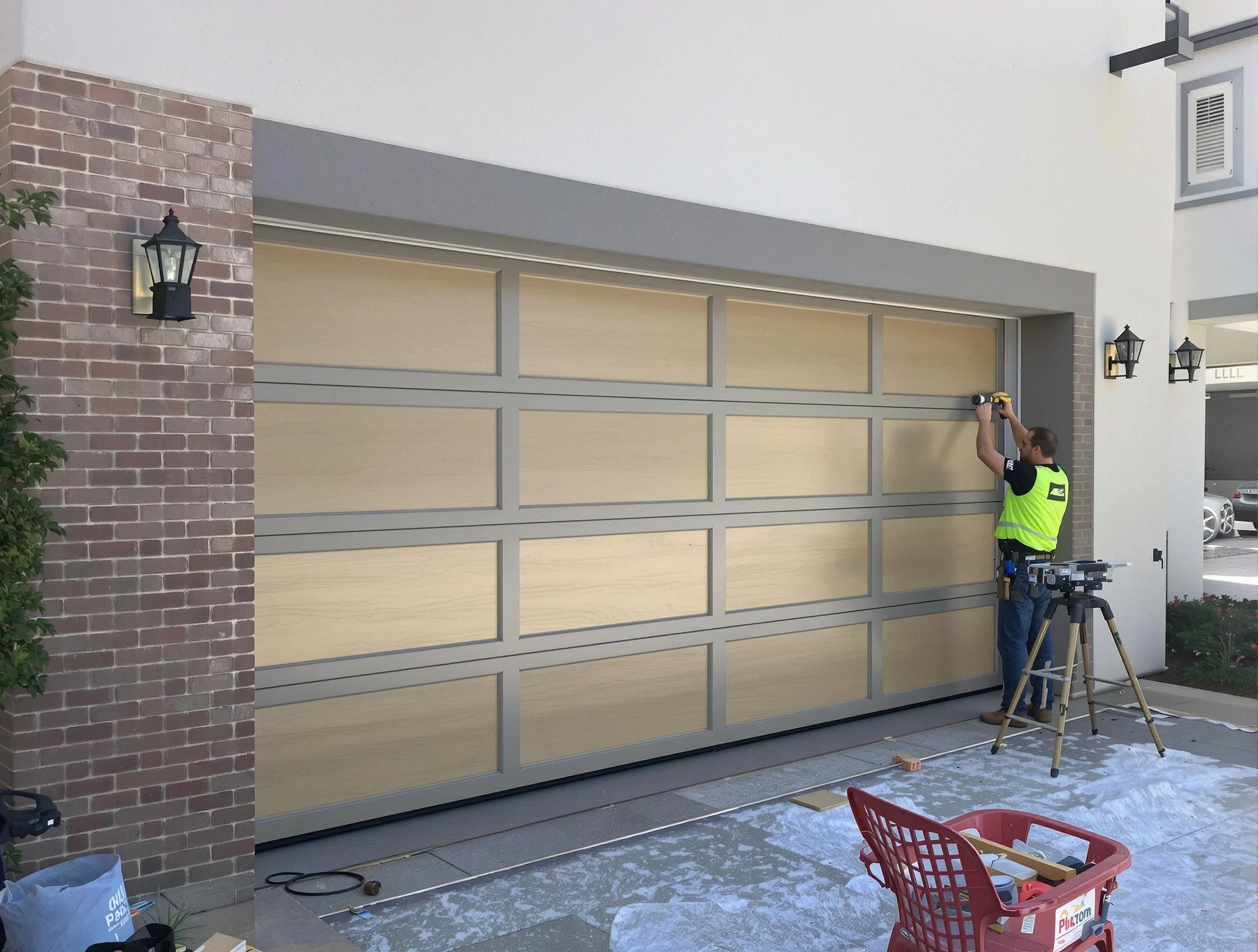 Garage door replacement service by Quincy Garage Door Repair in Quincy
