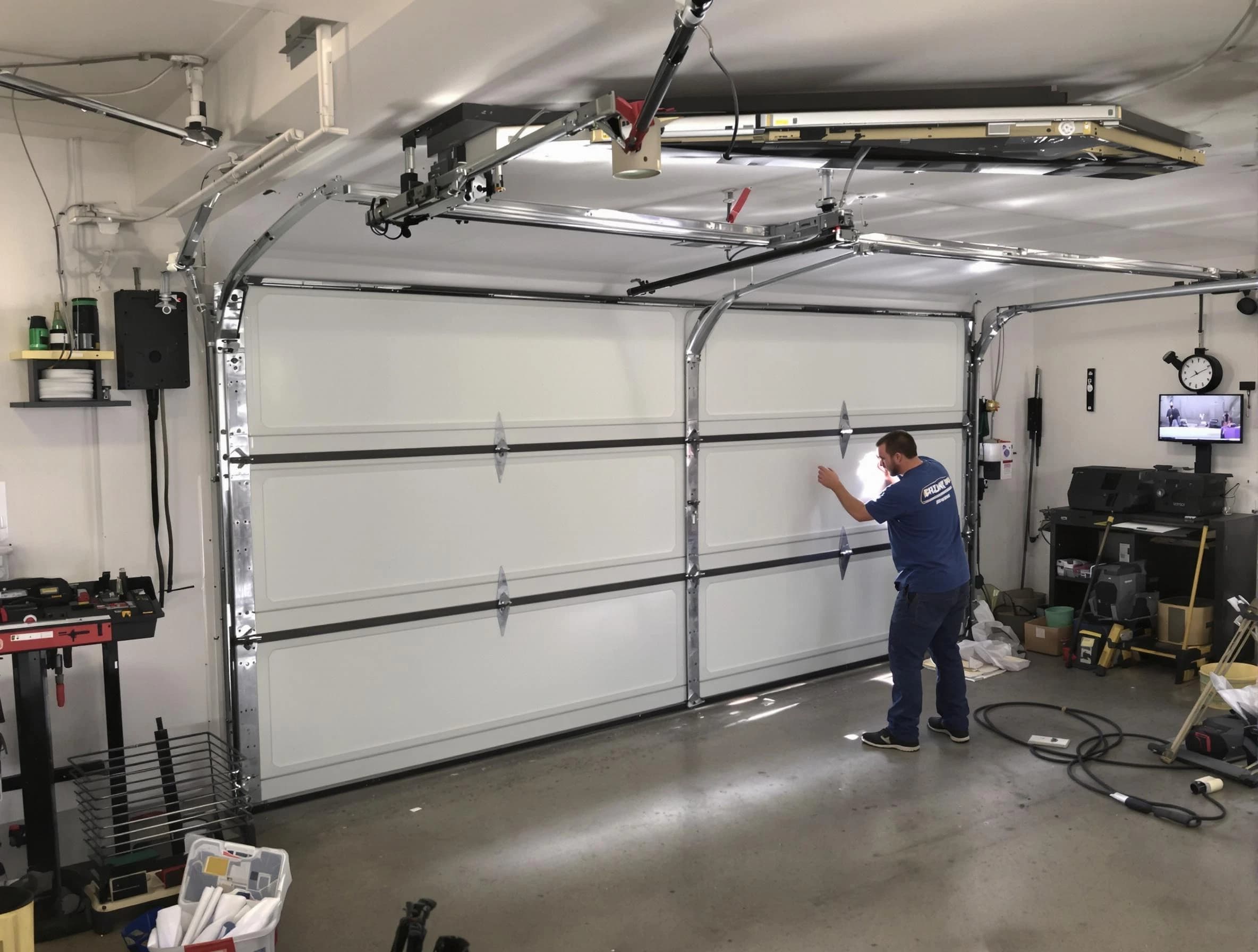 Professional garage door repair service by Quincy Garage Door Repair in Quincy