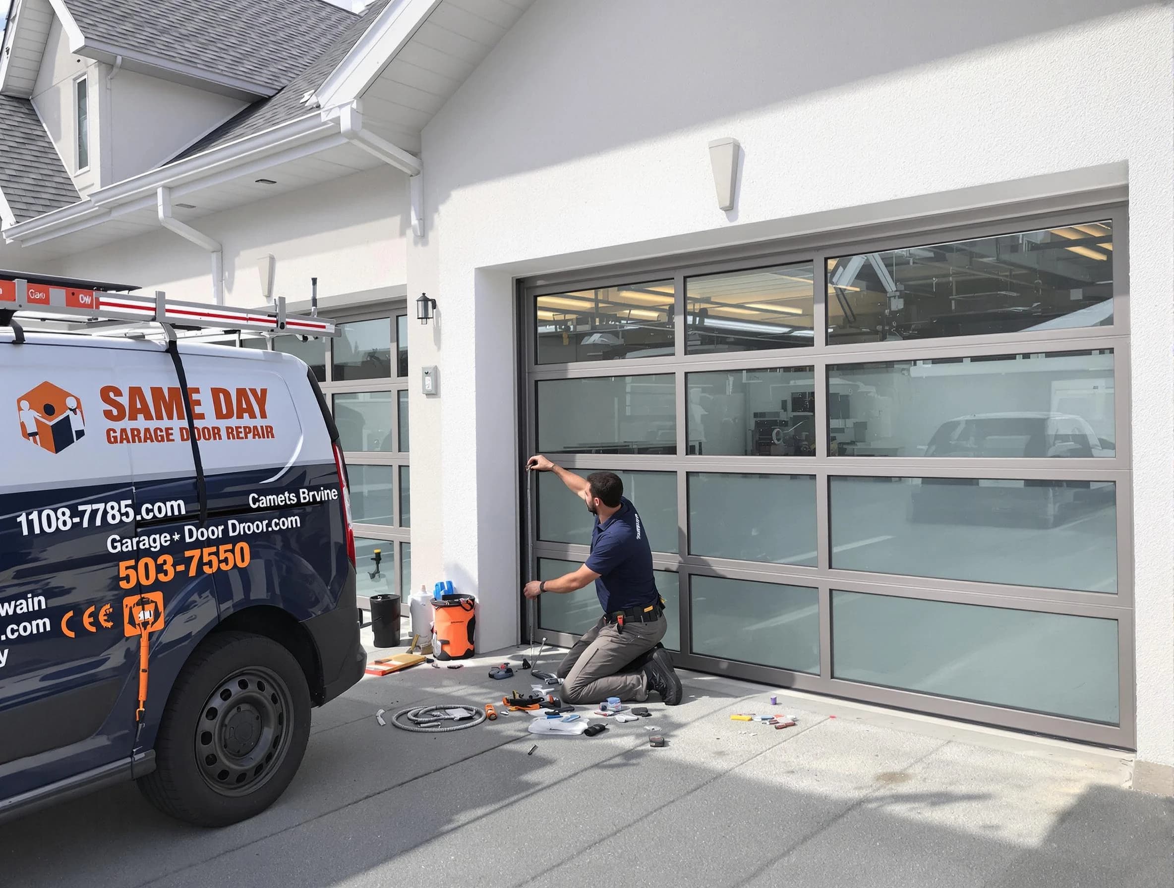Same-day garage door repair service by Quincy Garage Door Repair in Quincy
