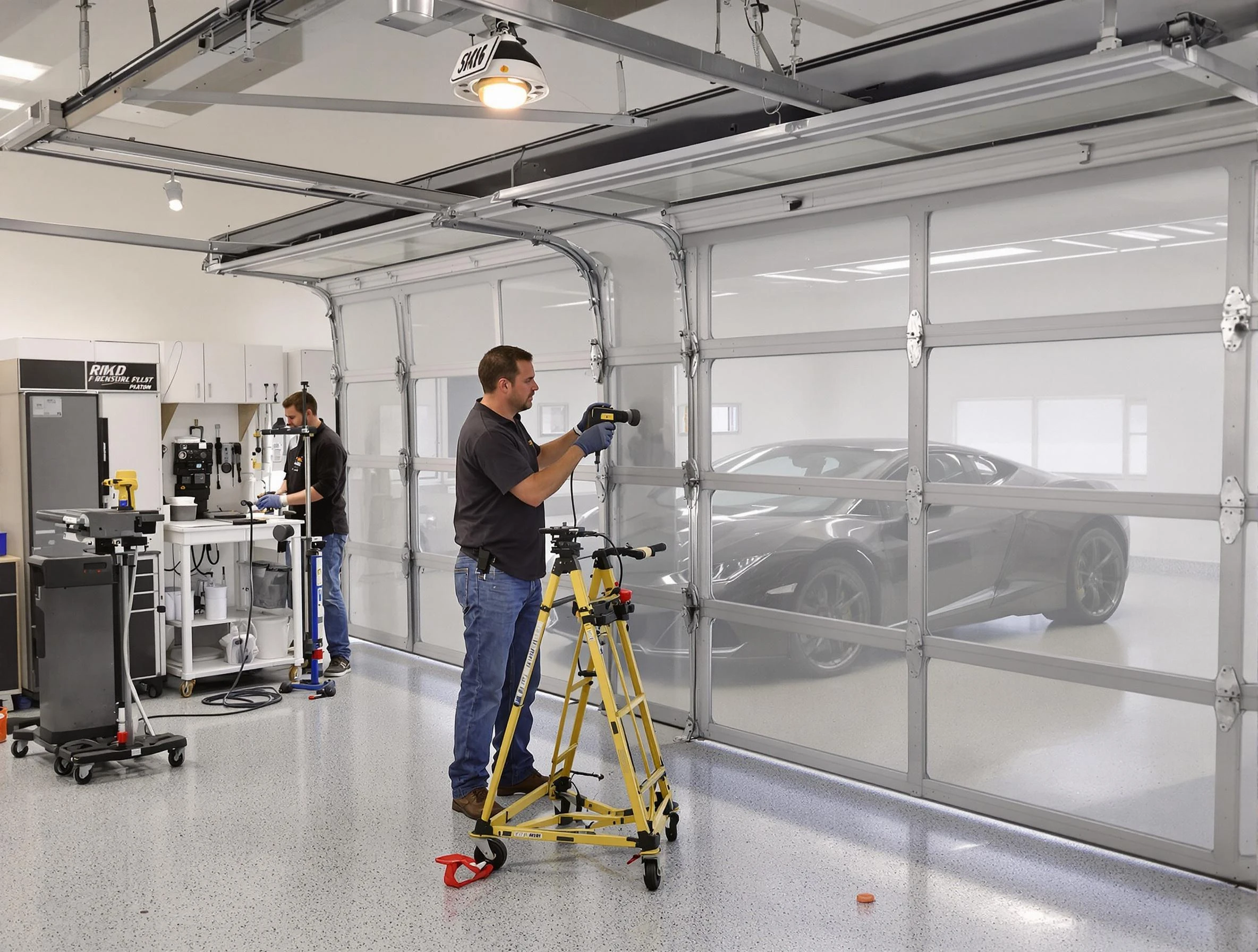 Garage Door Dents Repair in Quincy