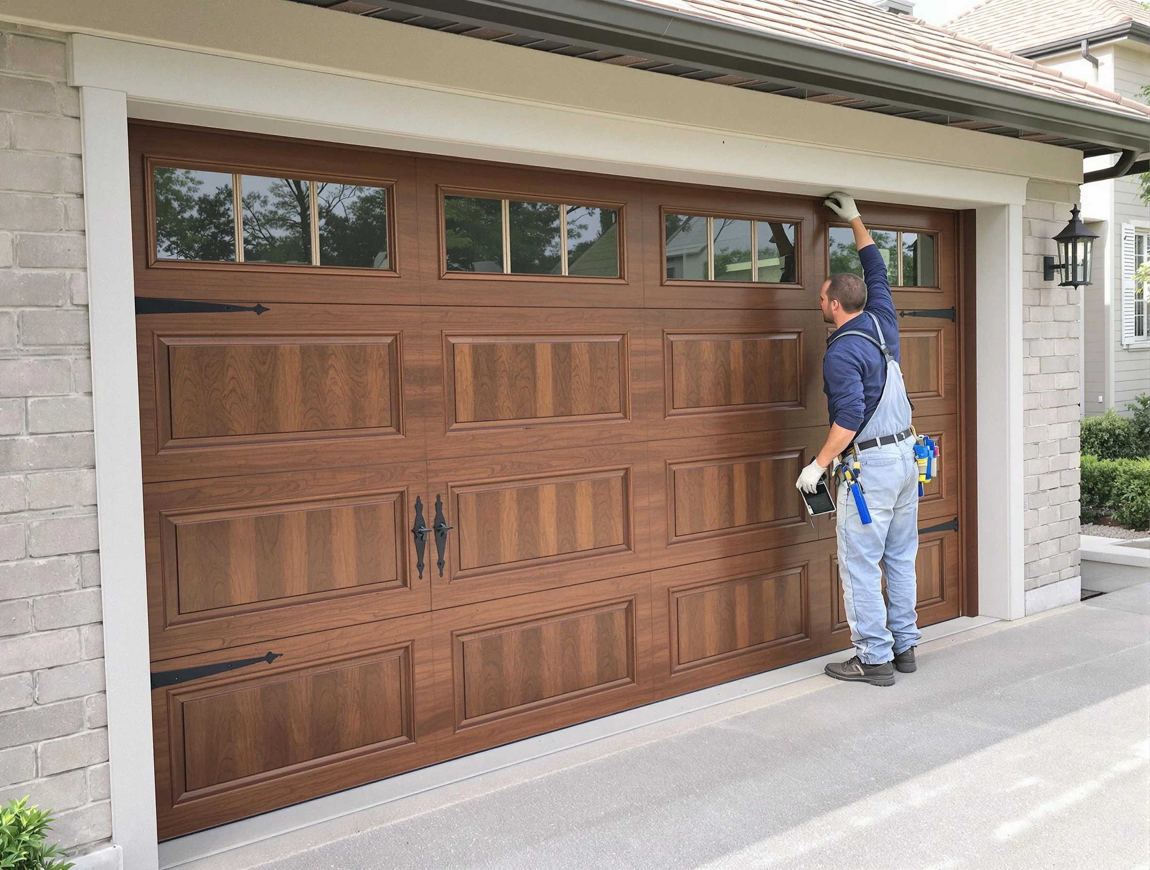 Custom garage door showcase by Quincy Garage Door Repair in Quincy