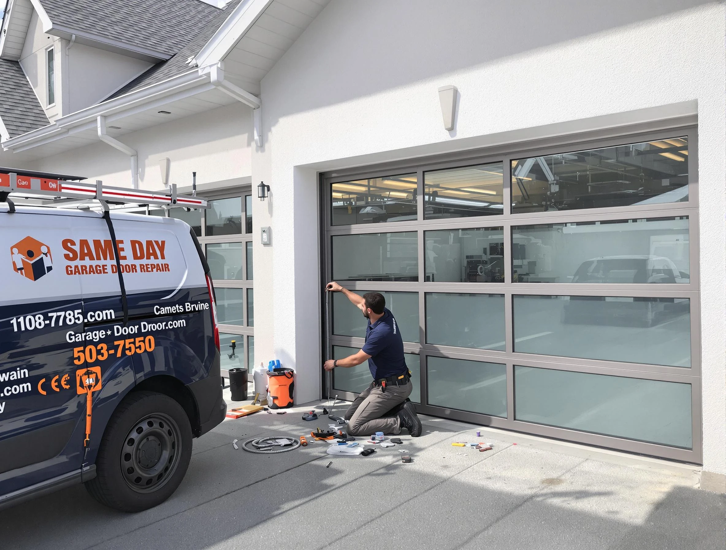 Same-day garage door repair service by Quincy Garage Door Repair in Quincy